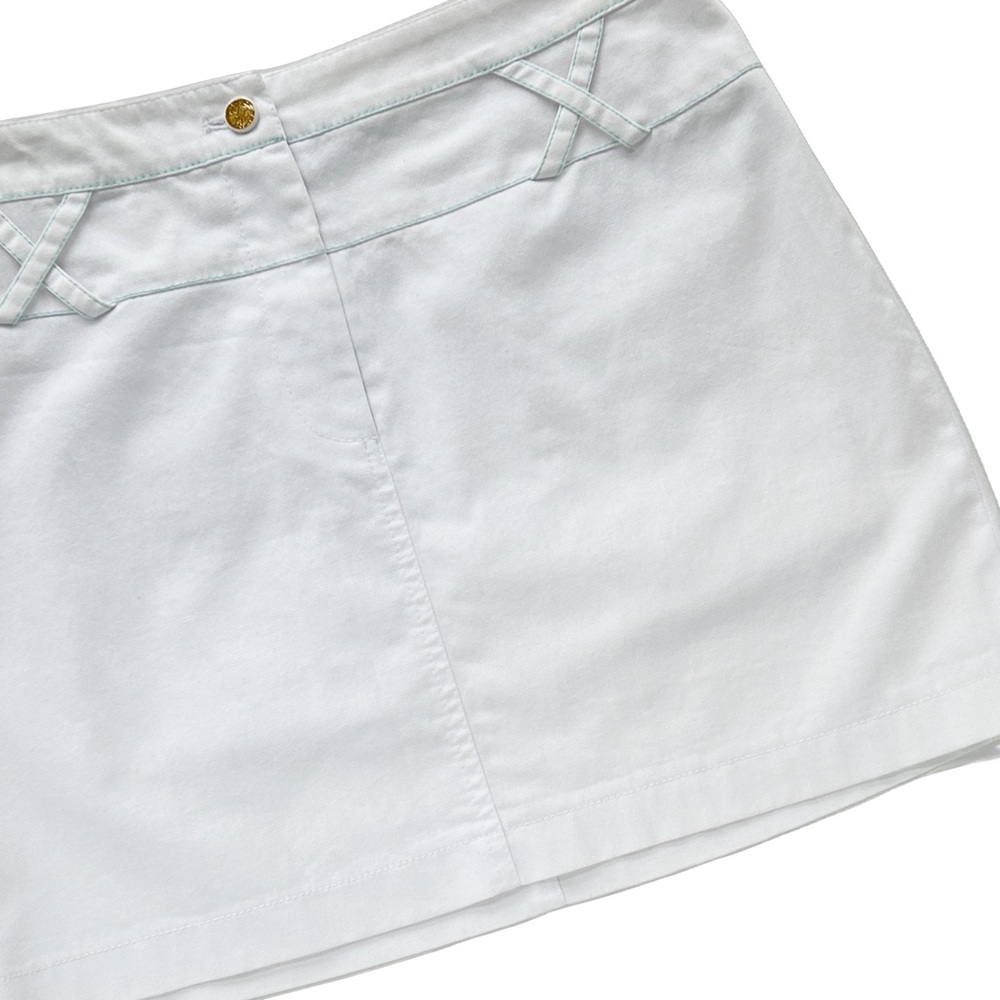 Vintage Y2K White Cargo Pocket Mini Skirt Size S